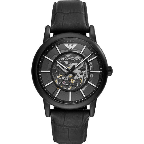 Emporio Armani Automatic Leather Watch