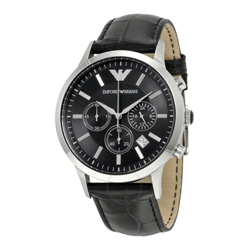 Emporio Armani Leather Men's Watch