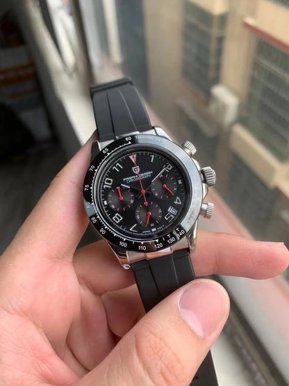 PAGANI DESIGN 2023 Top Brand Luxury Mens Watches Sports Quartz Sapphire Stainless Steel 100M Waterproof Chronograph Reloj Hombre