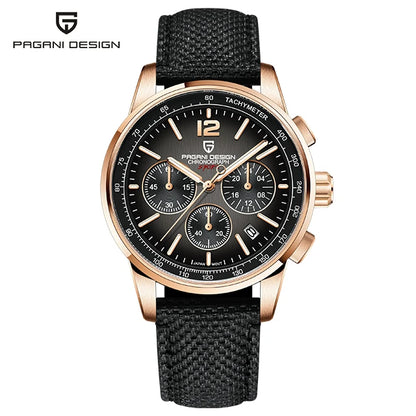 PAGANI DESIGN New Luxury Chronograph Men Watch Top Brand Quartz Wristwatches Sapphire Glass Stainless Steel Waterproof Clock