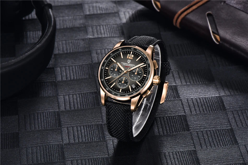 PAGANI DESIGN New Luxury Chronograph Men Watch Top Brand Quartz Wristwatches Sapphire Glass Stainless Steel Waterproof Clock