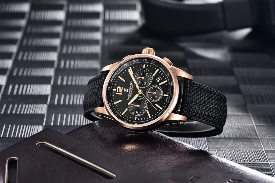 PAGANI DESIGN New Luxury Chronograph Men Watch Top Brand Quartz Wristwatches Sapphire Glass Stainless Steel Waterproof Clock