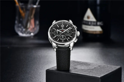 PAGANI DESIGN New Luxury Chronograph Men Watch Top Brand Quartz Wristwatches Sapphire Glass Stainless Steel Waterproof Clock