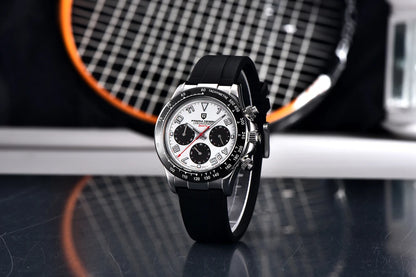 PAGANI DESIGN 2023 Top Brand Luxury Mens Watches Sports Quartz Sapphire Stainless Steel 100M Waterproof Chronograph Reloj Hombre