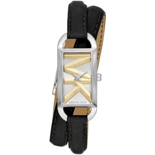 Michael Kors Three-Hand Leather Watch