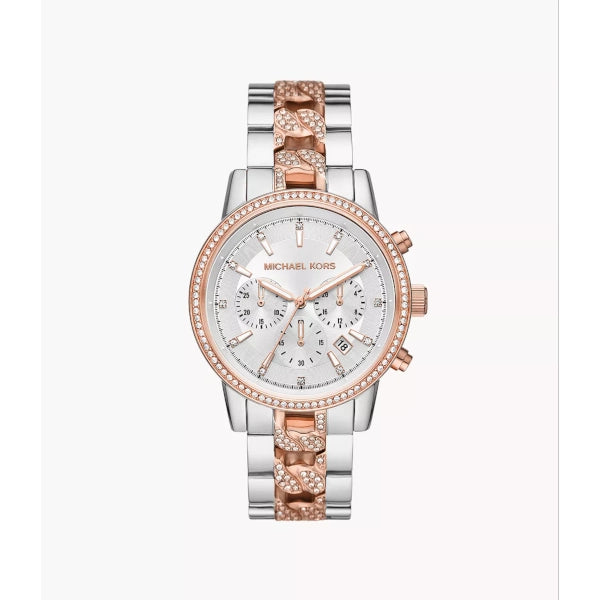 Michael Kors Ritz Chronograph Two-Tone Watch