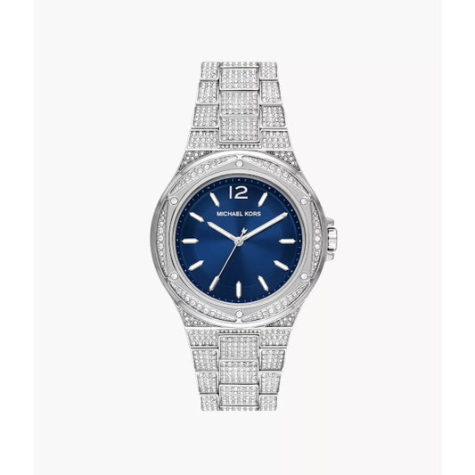 Michael Kors Lennox Three-Hand Stainless Steel Watch