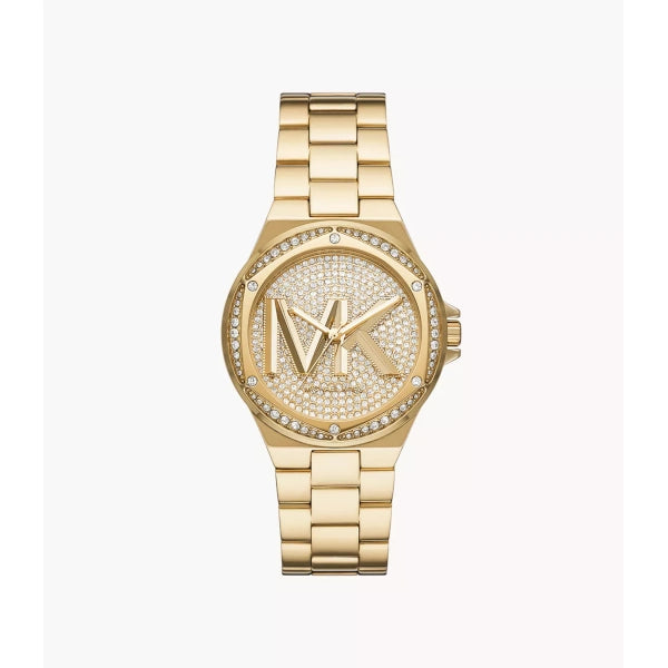 Michael Kors Lennox Three-Hand Gold-Tone Watch