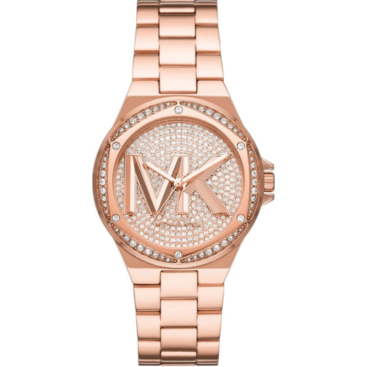 Michael Kors Mini Camille Three-Hand Rose Gold-Tone Watch