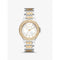 Michael Kors Lennox Pave Two-Tone Logo Watch