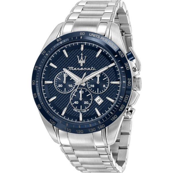 Maserati Traguardo Steel Blue dial Men's Watch