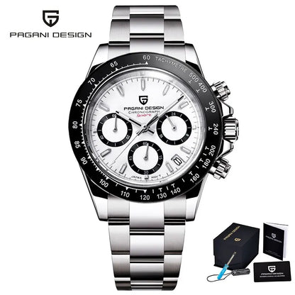 PAGANI DESIGN 2024 New Men Watches Quartz Business Watch Mens Watches Top Brand Luxury Watch Men Chronograph VK63