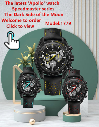 PAGANI DESIGN V4 New Quartz Men's Automatic Date Speed Chronograph Sapphire Mirror Sport Waterproof Watch All Steel VK63 Watches