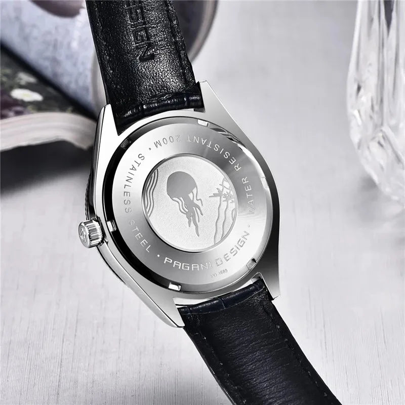 PAGANI Design Men Quartz Watch Sapphire Stainless Steel Clock Diving PD-1689 VH65 Watch 20Bar Waterproof Men Reloj Hombre 2024