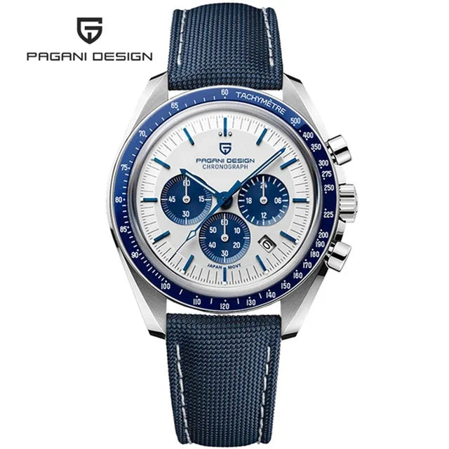 PAGANI DESIGN V4 New Quartz Men's Automatic Date Speed Chronograph Sapphire Mirror Sport Waterproof Watch All Steel VK63 Watches