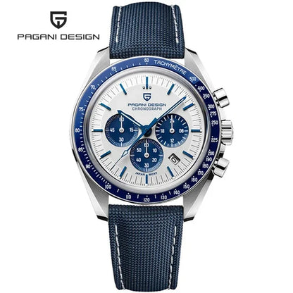 PAGANI DESIGN V4 New Quartz Men's Automatic Date Speed Chronograph Sapphire Mirror Sport Waterproof Watch All Steel VK63 Watches