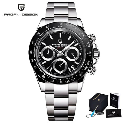 PAGANI DESIGN 2024 New Men Watches Quartz Business Watch Mens Watches Top Brand Luxury Watch Men Chronograph VK63