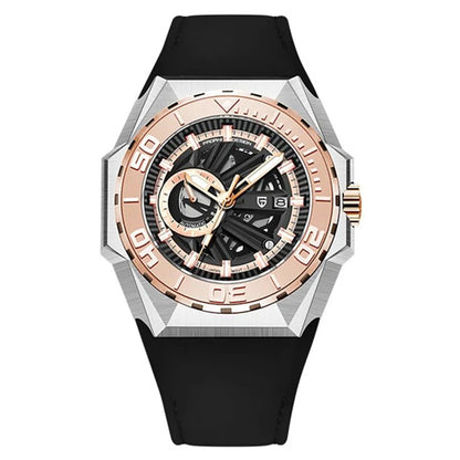 PAGANI DESIGN New Skeleton Men's Mechanical Watch Miyota 8217 Movement Luxury Automatic Watch Men's 2022 Waterproof Reloj Hombre