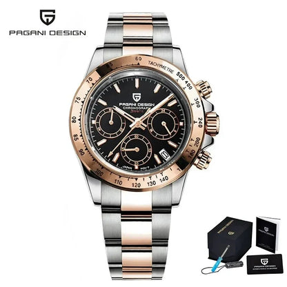 Gold 1644 PAGANI DESIGN 2024 New Men's Watches Top Brand Luxury Mens Quartz Wrist Watch Men Watch Men Chronograph Waterproof